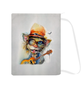 Guitarist's Gleeful Grooves Laundry Bag